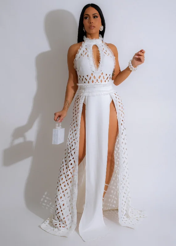 Leisure Time Leisure Time About That Maxi Dress White