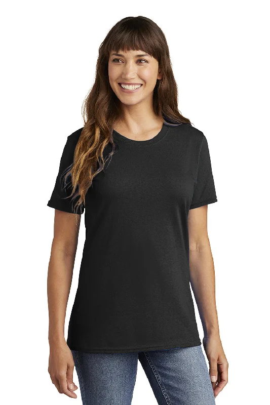 Casual Comfort Casual Comfort Port & Company Womens Core Short Sleeve Crewneck T-Shirt - Jet Black