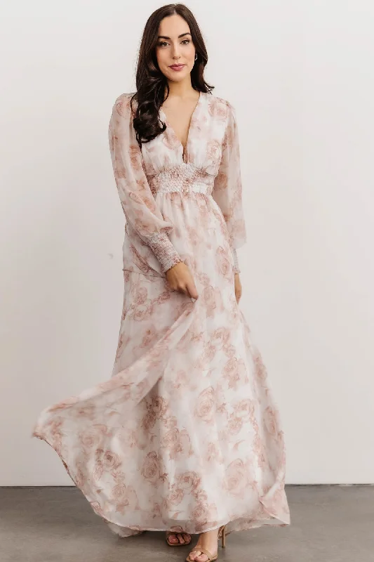 Simple Style Simple Style Olivia Maxi Dress | Pink Floral