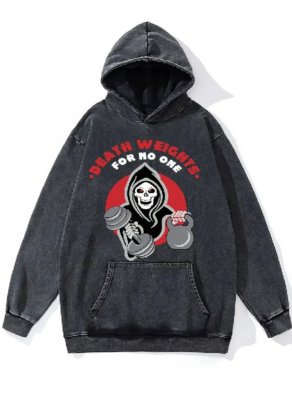 Minimalism Minimalism Death Weight For No One Washed Gym Hoodie