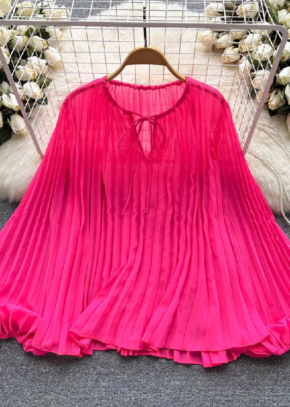 Rock Short Design Rock Short Design Plus Size Rose O Neck Wrinkled Patchwork Chiffon Blouse Tops Summer Rock Short Design Rock Short Design Plus Size Rose O Neck Wrinkled Patchwork Chiffon Blouse Tops Summer