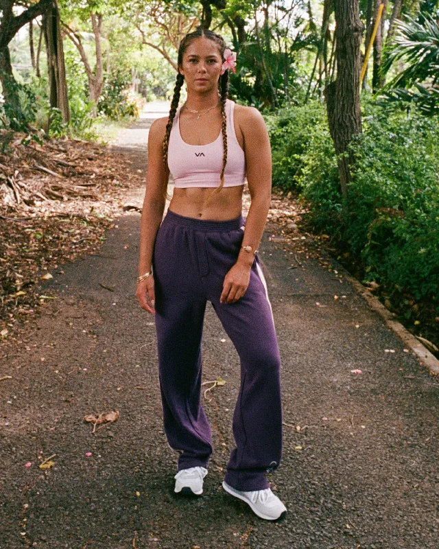 Casual And Relaxed Style Casual And Relaxed Style Sport Fleece Pant - Plum Ash