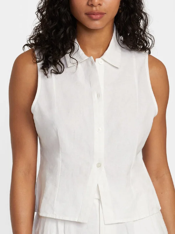 Simple And Comfortable Style Simple And Comfortable Style Klein Sleeveless Top