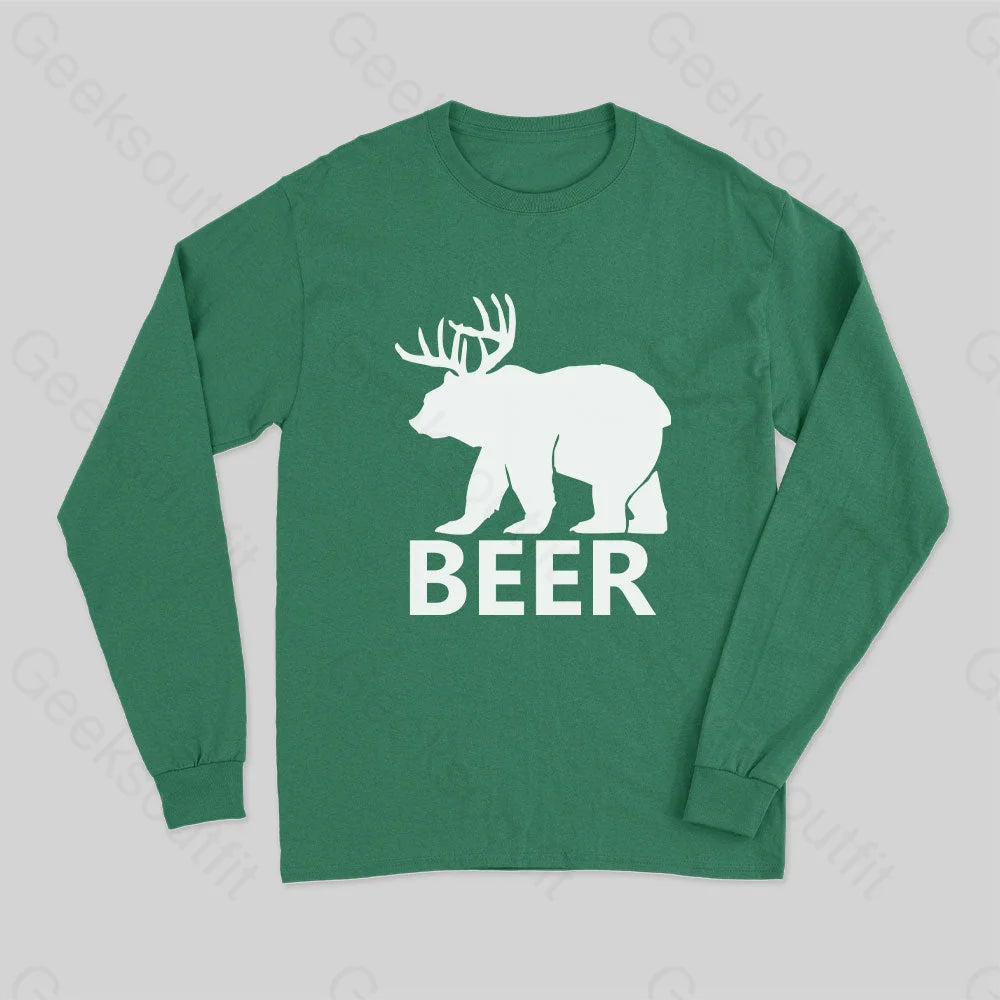 Elegant Lace Style Elegant Lace Style Bear Long Sleeve T-Shirt