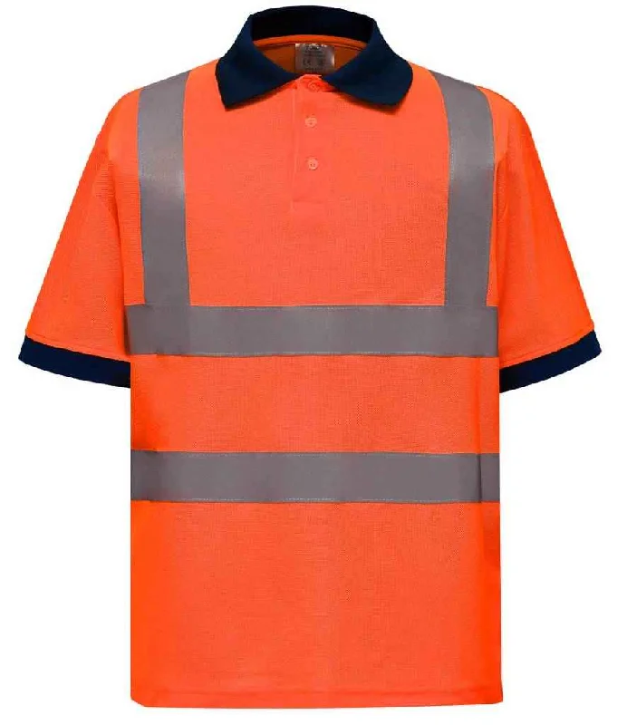 Elegant And Unique Charm Elegant And Unique Charm Yoko Hi-Vis Polo Shirt | Orange