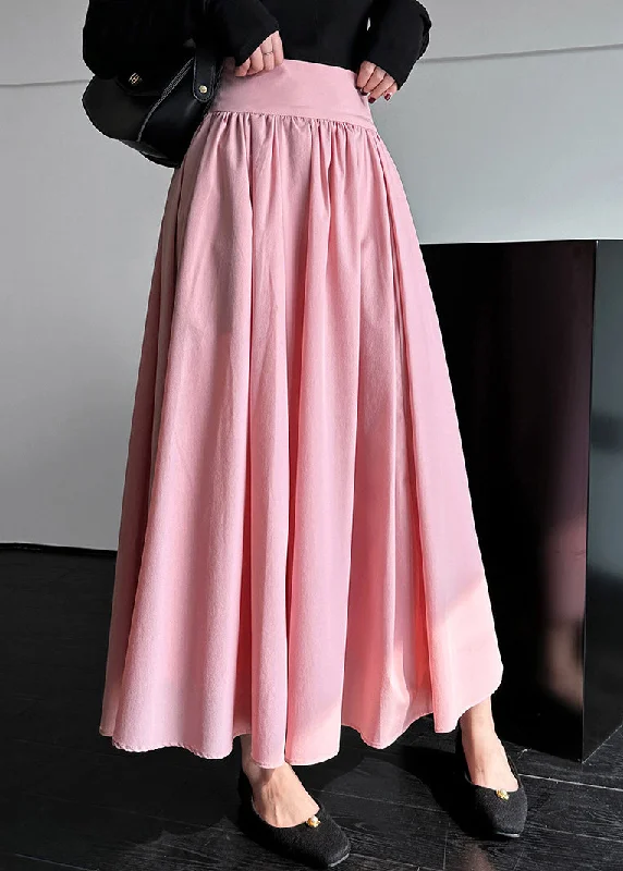Cool Retro Streetwear Cool Retro Streetwear Chic Pink Zippered High Waist Cotton Skirts Spring Cool Retro Streetwear Cool Retro Streetwear Chic Pink Zippered High Waist Cotton Skirts Spring
