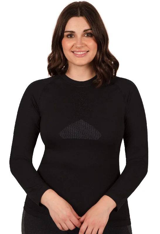 Romantic Retro Style Romantic Retro Style Seamless Long Sleeve Active Top