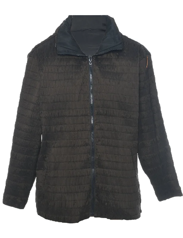 Casual Sports Suit Casual Sports Suit Dark Brown Jacket - L