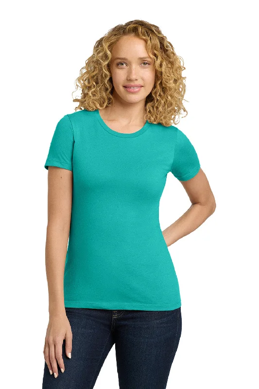 Casual Shopping Casual Shopping Next Level Womens Boyfriend Fine Jersey Short Sleeve Crewneck T-Shirt - Tahiti Blue
