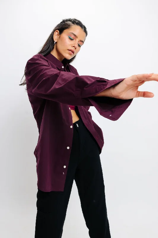 Casual And Relaxed Style Casual And Relaxed Style Brown Solid Shirt