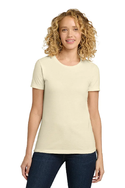 Casual Casual Style Casual Casual Style Next Level Womens Boyfriend Fine Jersey Short Sleeve Crewneck T-Shirt - Natural