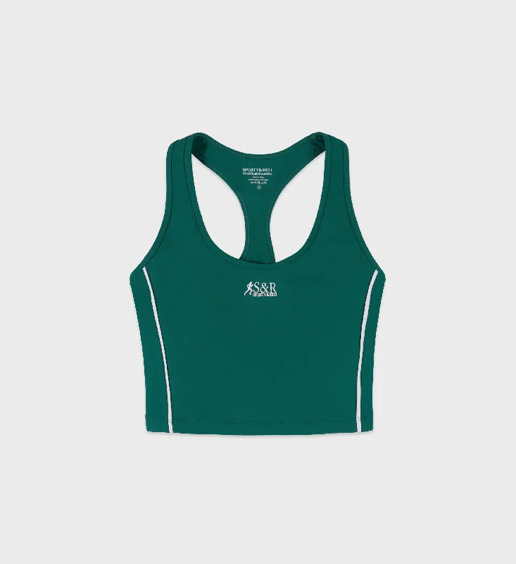 Casual Light Style Casual Light Style SR Runner Sports Tank - Alpine/White