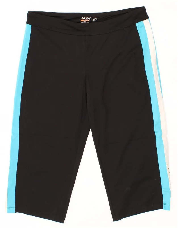 Personalized Street Style Personalized Street Style IZOD Womens Bermuda Sport Shorts UK 12 Medium Black Colourblock Personalized Street Style Personalized Street Style IZOD Womens Bermuda Sport Shorts UK 12 Medium Black Colourblock