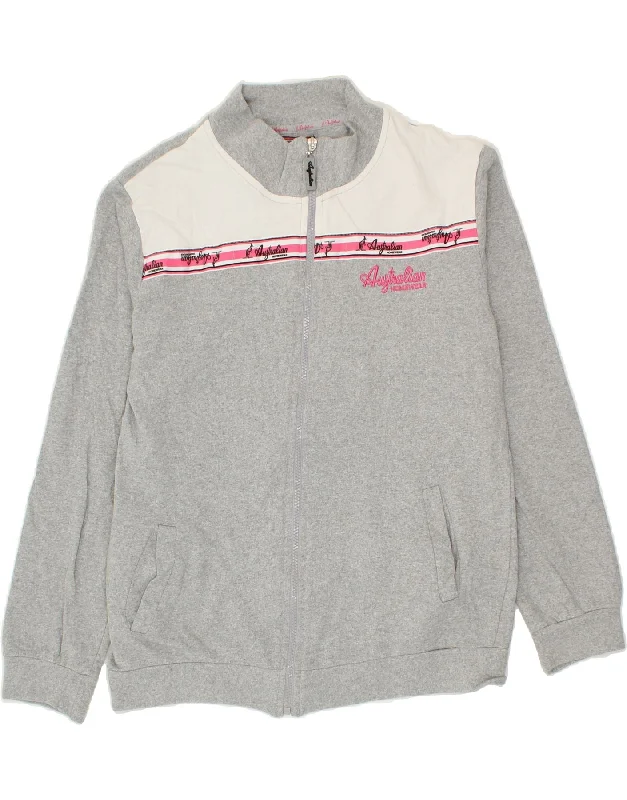 Chic Style Chic Style AUSTRALIAN L'ALPINA Womens Tracksuit Top Jacket UK 16 Large Grey Chic Style Chic Style AUSTRALIAN L'ALPINA Womens Tracksuit Top Jacket UK 16 Large Grey