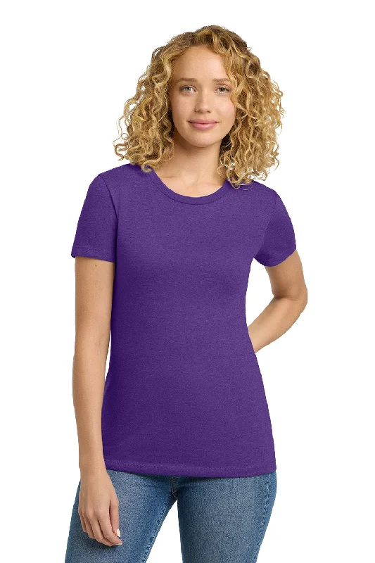 Simple Casual Wear Simple Casual Wear Next Level Womens CVC Jersey Short Sleeve Crewneck T-Shirt - Purple Rush Simple Casual Wear Simple Casual Wear Next Level Womens CVC Jersey Short Sleeve Crewneck T-Shirt - Purple Rush
