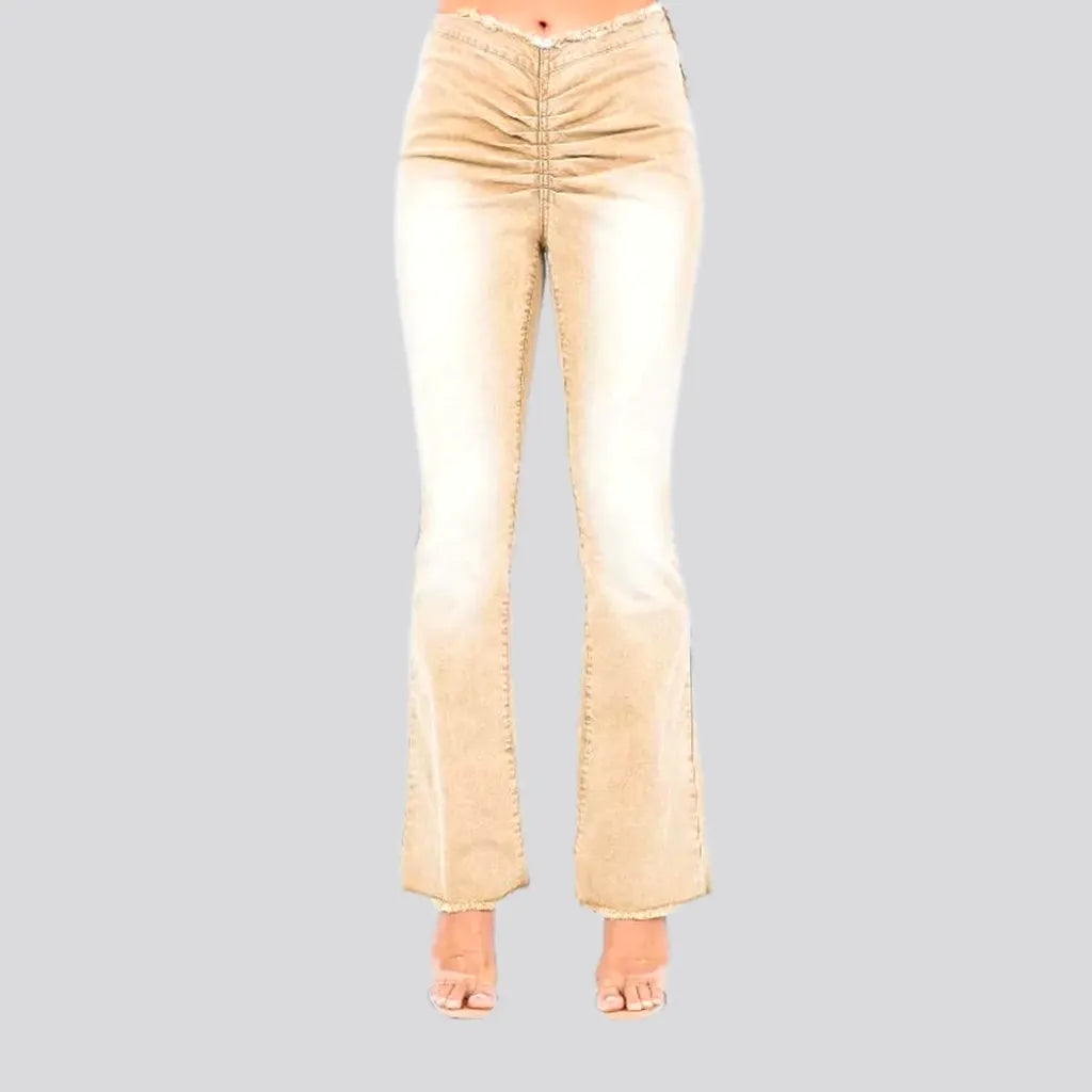 Personalized Heterogeneous Splicing Personalized Heterogeneous Splicing Trendy high rise jeans for ladies Personalized Heterogeneous Splicing Personalized Heterogeneous Splicing Trendy high rise jeans for ladies