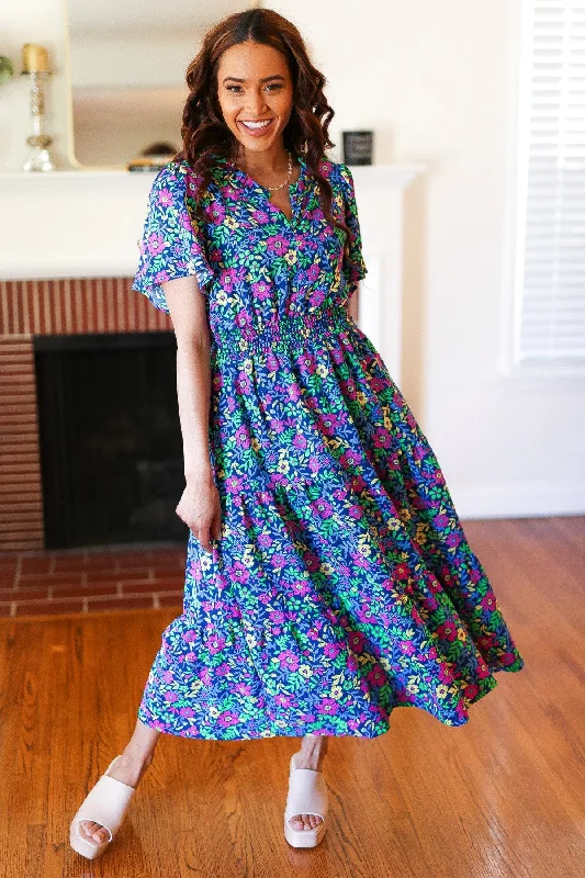 Elegant Slim Skirt Elegant Slim Skirt Eyes On You Navy Neon Floral Smocked Waist Maxi Dress Elegant Slim Skirt Elegant Slim Skirt Eyes On You Navy Neon Floral Smocked Waist Maxi Dress