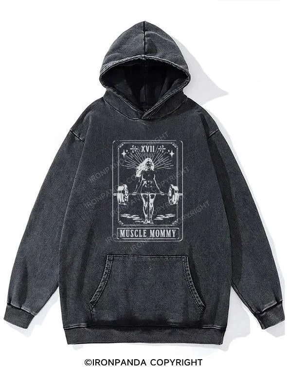 Romantic Lightness Romantic Lightness Tarot Card Muscle Mommy WASHED GYM HOODIE