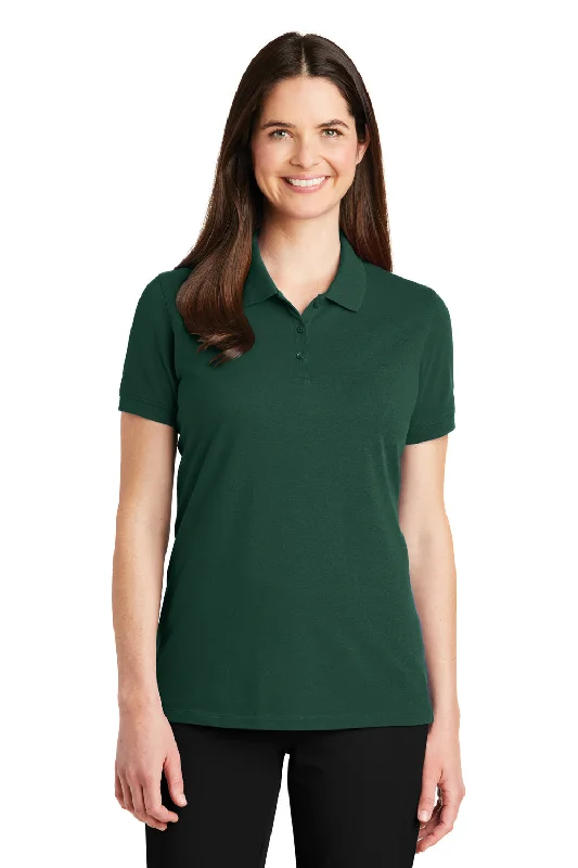 Casual Classic Design Casual Classic Design Port Authority Womens Wrinkle Resistant Short Sleeve Polo Shirt - Green Glen - Closeout Casual Classic Design Casual Classic Design Port Authority Womens Wrinkle Resistant Short Sleeve Polo Shirt - Green Glen - Closeout