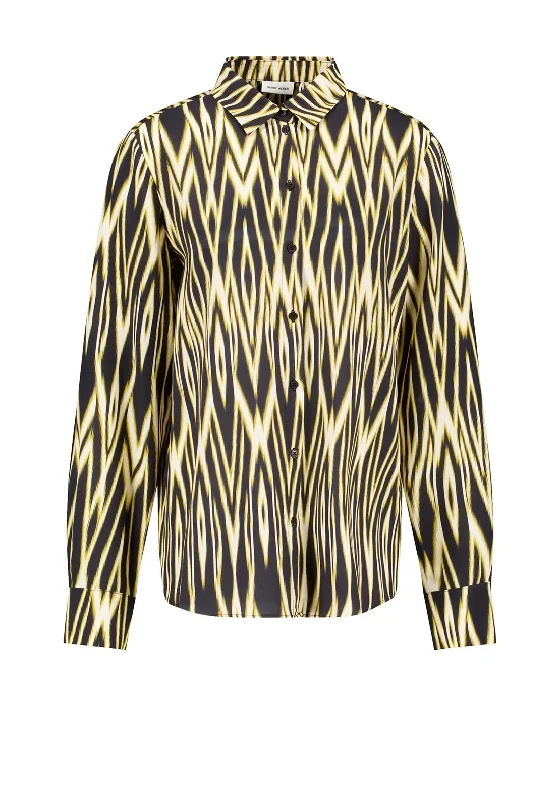 Simple Fresh Feeling Simple Fresh Feeling Gerry Weber Abstract Print Shirt, Black & Gold Simple Fresh Feeling Simple Fresh Feeling Gerry Weber Abstract Print Shirt, Black & Gold