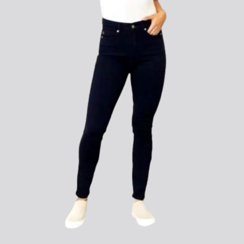 Romantic Dinner Romantic Dinner Casual women's monochrome jeans