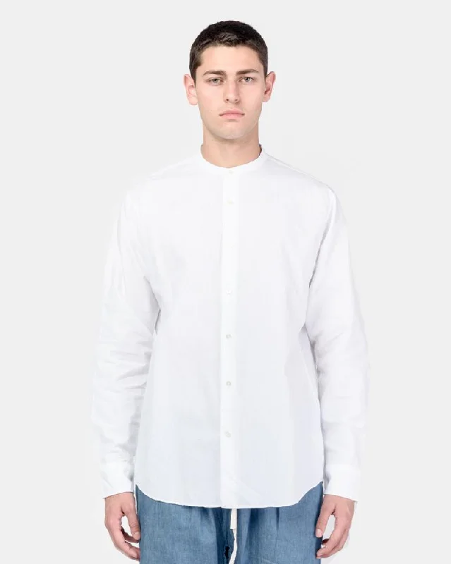 Personalized Heterogeneous Splicing Personalized Heterogeneous Splicing Tunic in White Personalized Heterogeneous Splicing Personalized Heterogeneous Splicing Tunic in White