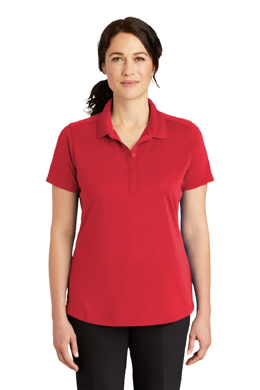 Elegant Temperament Elegant Temperament CornerStone Womens Select Moisture Wicking Short Sleeve Polo Shirt - Red Elegant Temperament Elegant Temperament CornerStone Womens Select Moisture Wicking Short Sleeve Polo Shirt - Red