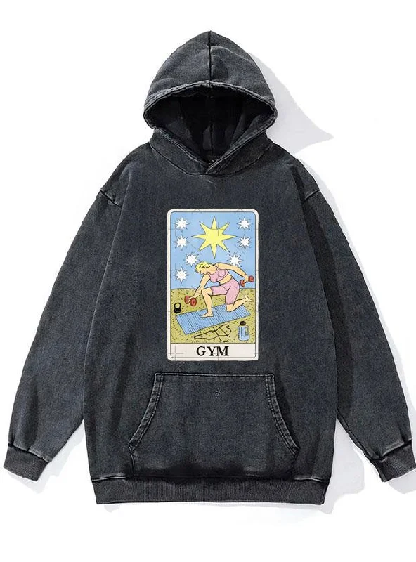 Casual Casual Style Casual Casual Style Gym Girls Tarot WASHED GYM HOODIE