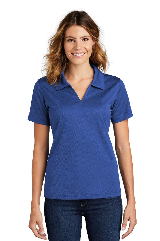 Casual Basic Style Casual Basic Style Sport-Tek Womens Dri-Mesh Moisture Wicking Short Sleeve Polo Shirt - Royal Blue Casual Basic Style Casual Basic Style Sport-Tek Womens Dri-Mesh Moisture Wicking Short Sleeve Polo Shirt - Royal Blue