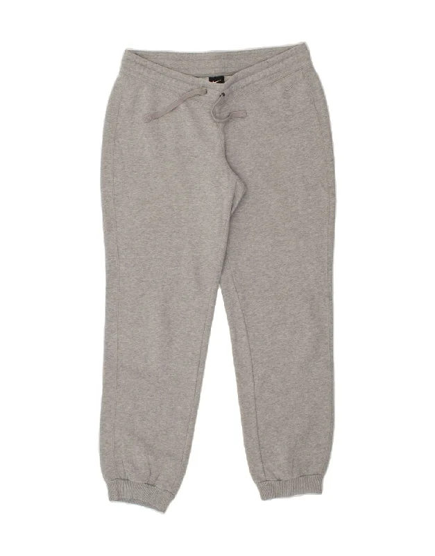 Casual Sports Style Casual Sports Style NIKE Womens Tracksuit Trousers Joggers UK 14 Medium Grey Cotton