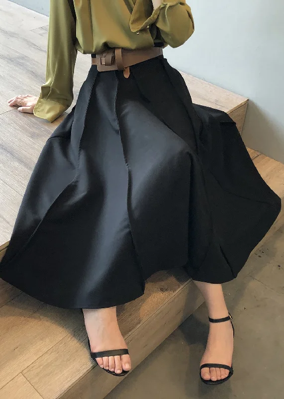 Elegant Small Dress Elegant Small Dress Black Cotton Skirt Exra Large Hem Wrinkled High Waist Spring Elegant Small Dress Elegant Small Dress Black Cotton Skirt Exra Large Hem Wrinkled High Waist Spring