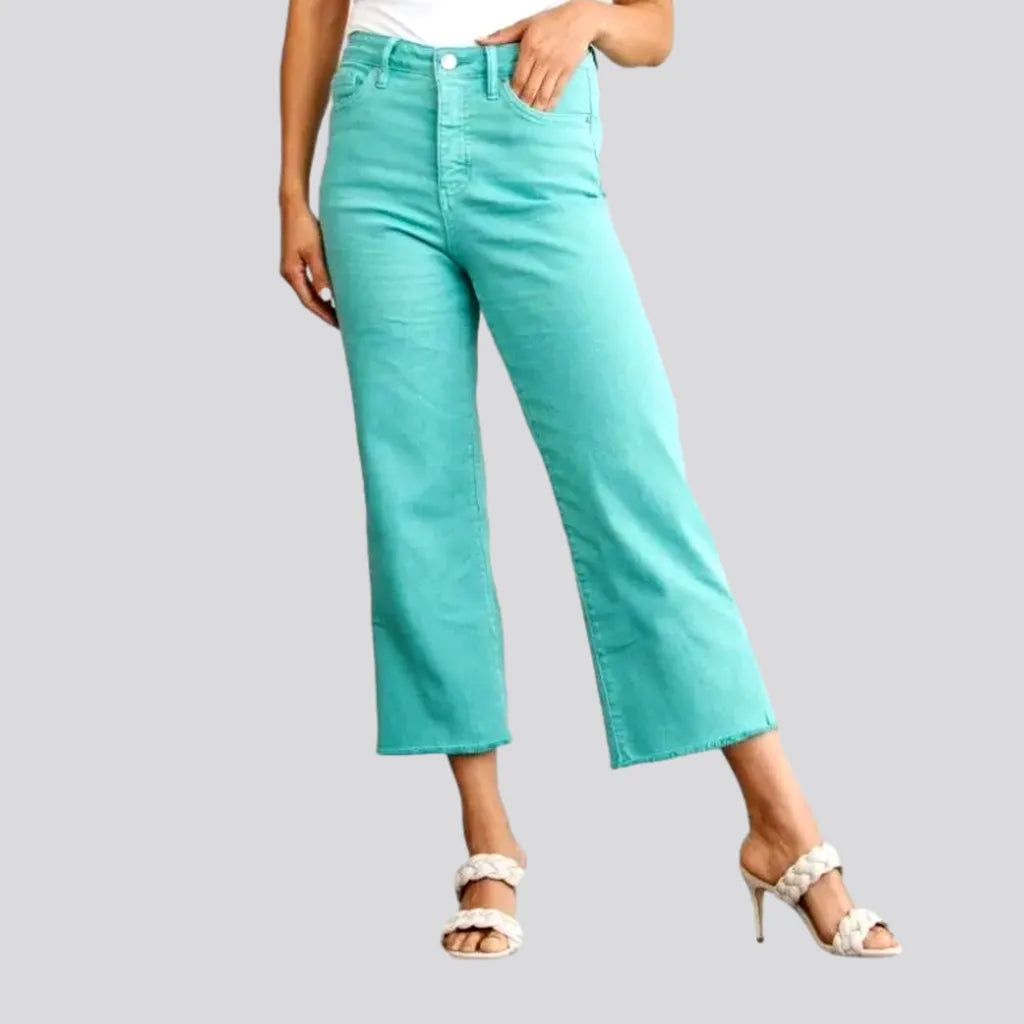Simple Daily Wear Simple Daily Wear Y2k women's color jeans