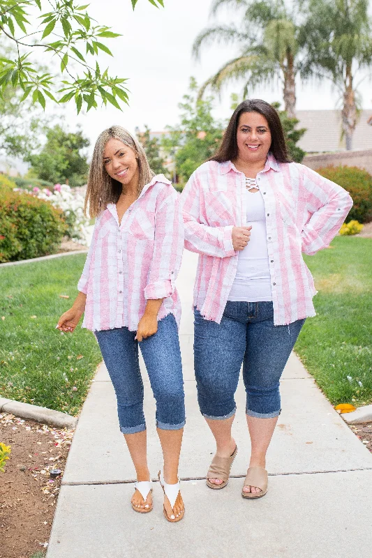 Romantic Floral Design Romantic Floral Design Country Fair Plaid Button Down