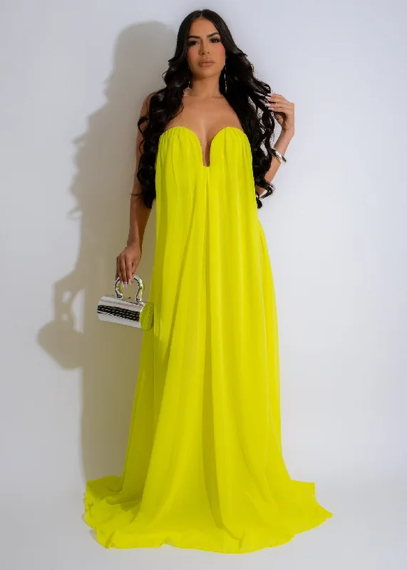 Simple Fashion Simple Fashion Magic Love Maxi Dress Green
