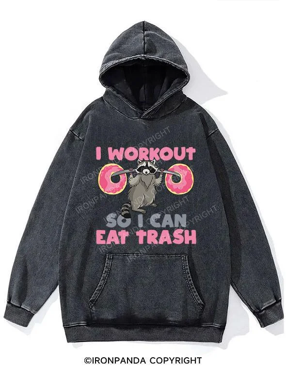 Romantic Princess Skirt Romantic Princess Skirt I WORK OUT SO I CAN EAT TRASH WASHED GYM HOODIE