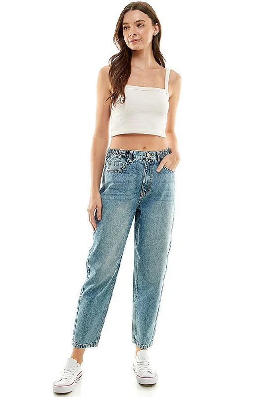 Romantic Lightness Romantic Lightness [Sample] COTTON RIGID BALLOON JEAN