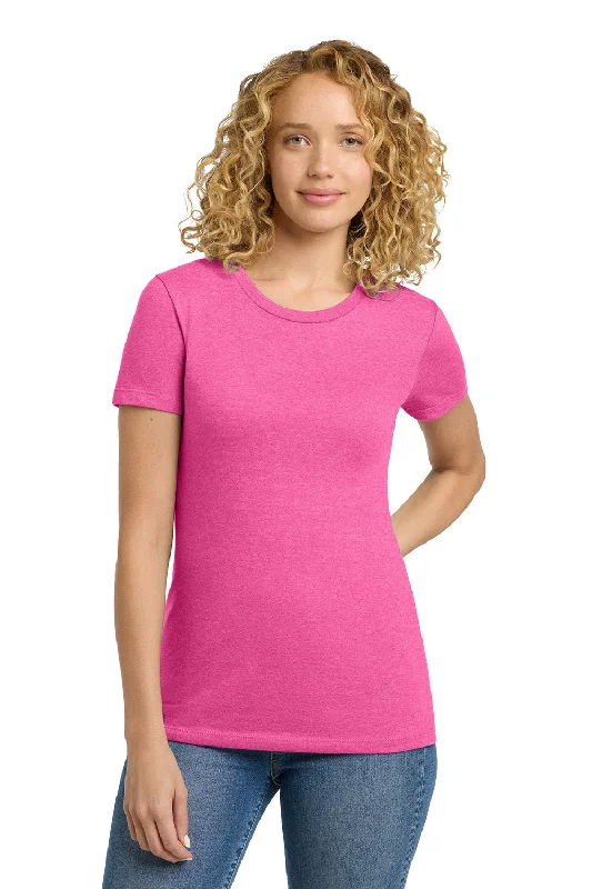Simple Design Sense Simple Design Sense Next Level Womens CVC Jersey Short Sleeve Crewneck T-Shirt - Hot Pink Simple Design Sense Simple Design Sense Next Level Womens CVC Jersey Short Sleeve Crewneck T-Shirt - Hot Pink