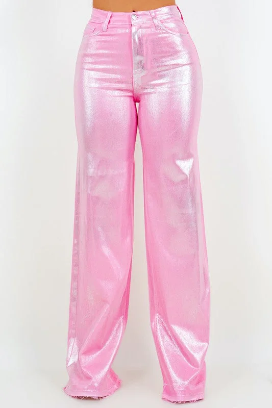 Romantic Off-Shoulder Style Romantic Off-Shoulder Style Metallic Wide Leg Punk Jeans Romantic Off-Shoulder Style Romantic Off-Shoulder Style Metallic Wide Leg Punk Jeans