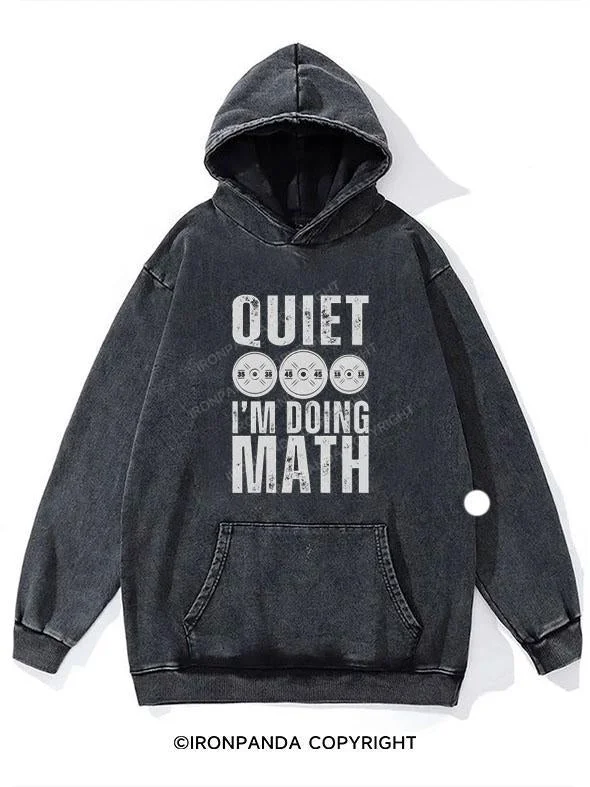 Romantic High Waist Skirt Romantic High Waist Skirt Quiet I'm Doing Math WASHED GYM HOODIE