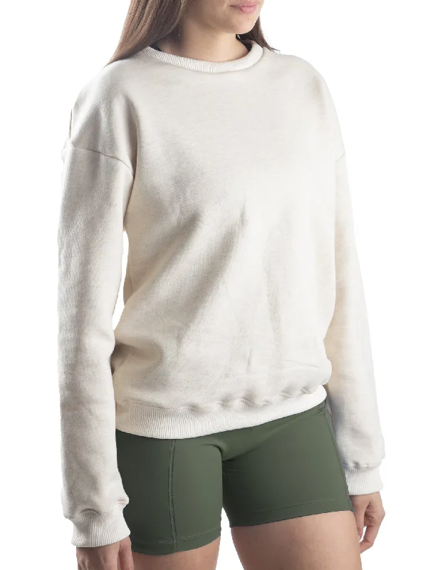 Casual Print Design Casual Print Design Mid-Weight Fleece Crew Sweatshirt