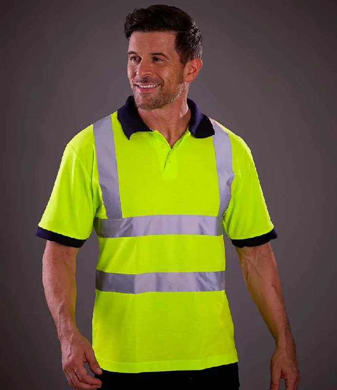 Romantic Pastoral Style Romantic Pastoral Style Yoko Hi-Vis Polo Shirt | Yellow