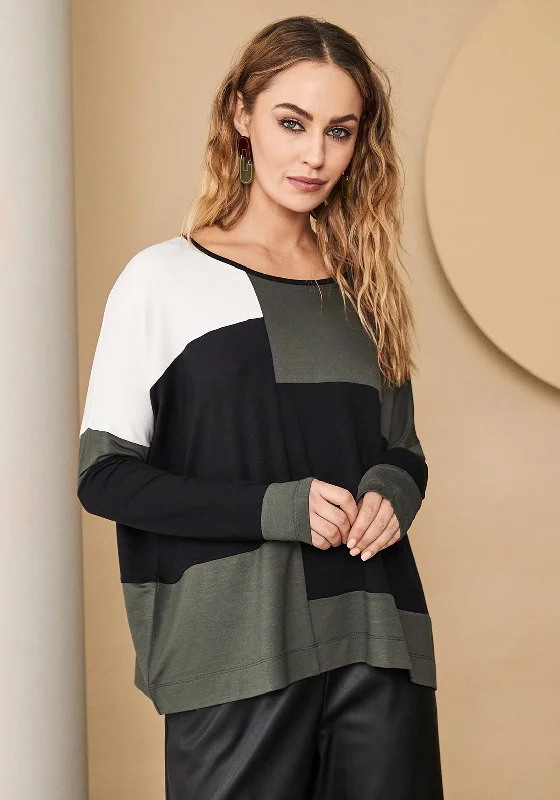 Bold Luxe Style Bold Luxe Style Naya Colour Block Top, Multi