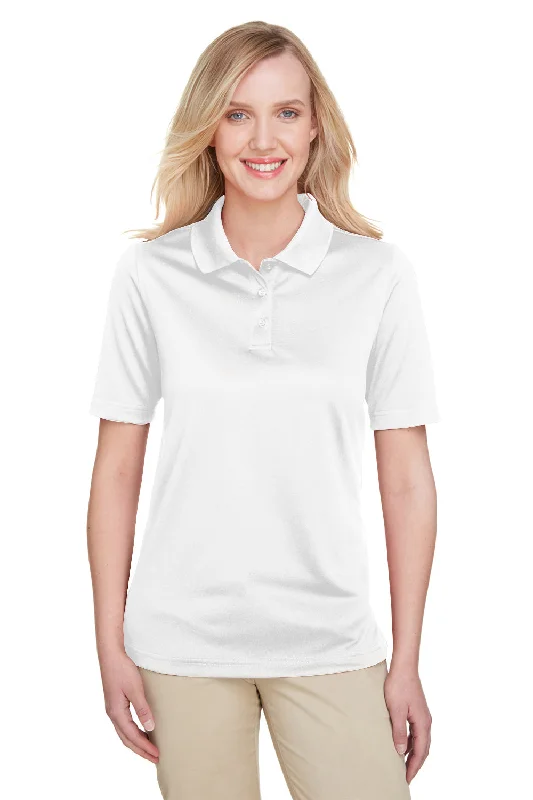 Unique Personality Unique Personality Harriton Womens Advantage Performance Moisture Wicking Short Sleeve Polo Shirt - White Unique Personality Unique Personality Harriton Womens Advantage Performance Moisture Wicking Short Sleeve Polo Shirt - White