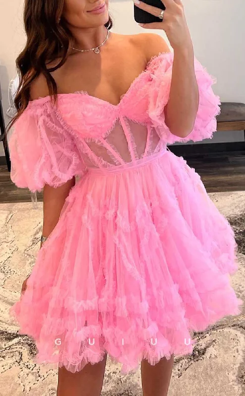 Elegant Slim Skirt Elegant Slim Skirt GH565 - Sexy Ball Gown Sheer Puff Sleeves Gown Sweetheart Pink Homecoming Dress Elegant Slim Skirt Elegant Slim Skirt GH565 - Sexy Ball Gown Sheer Puff Sleeves Gown Sweetheart Pink Homecoming Dress