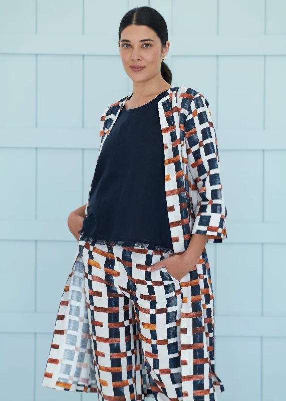 Elegant Slim Skirt Elegant Slim Skirt Foil - Wild Ride Duster