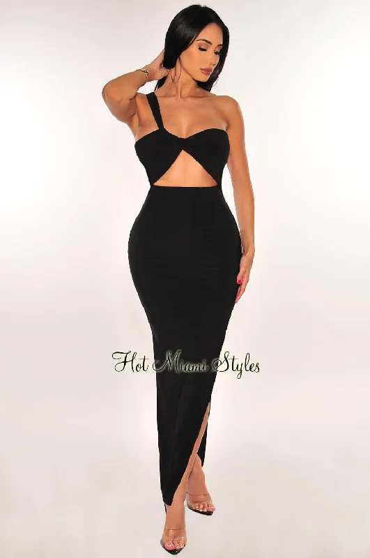 Romantic High Waist Skirt Romantic High Waist Skirt Black One Shoulder Cut Out Slit Maxi Dress Romantic High Waist Skirt Romantic High Waist Skirt Black One Shoulder Cut Out Slit Maxi Dress
