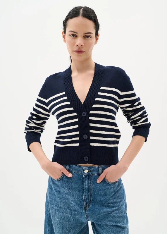 Personalized Embroidery Style Personalized Embroidery Style InWear - Wallis Striped Cardigan Personalized Embroidery Style Personalized Embroidery Style InWear - Wallis Striped Cardigan