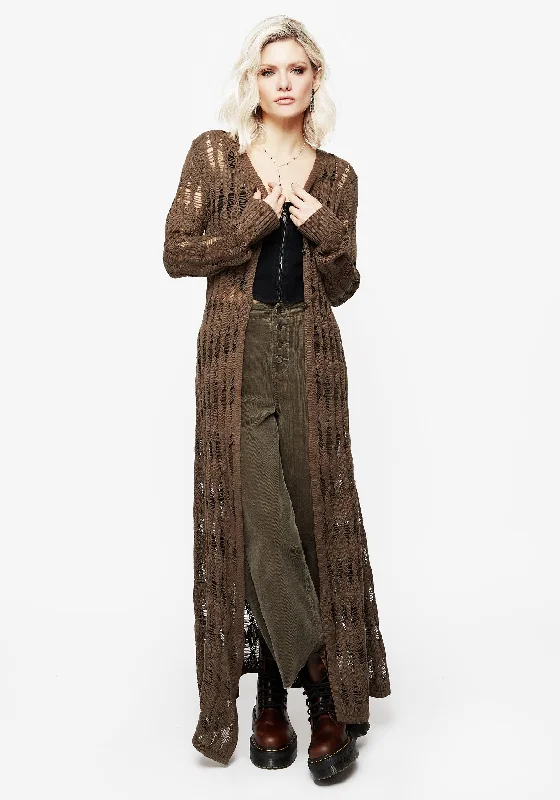 Casual Fashion Casual Fashion Sophia Cable Twist Knit Cardigan