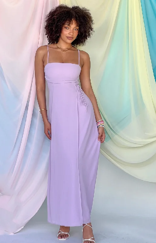 Elegant And Intellectual Style Elegant And Intellectual Style Flossie Lilac Maxi Sleeveless Dress Elegant And Intellectual Style Elegant And Intellectual Style Flossie Lilac Maxi Sleeveless Dress