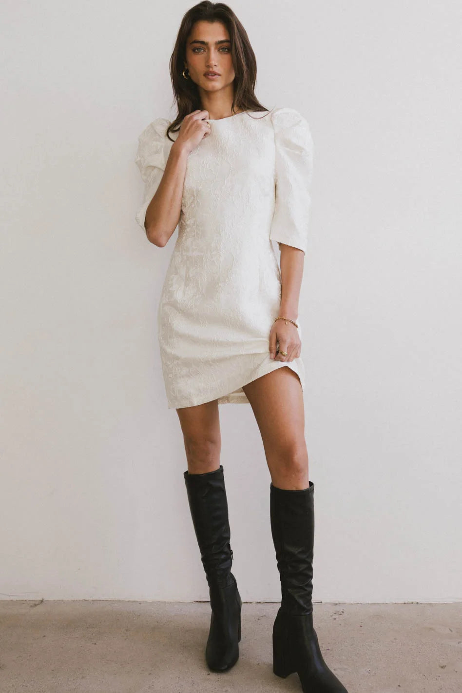 Personalized Design Jacket Personalized Design Jacket Kaylee Brocade Dress in Cream - FINAL SALE Personalized Design Jacket Personalized Design Jacket Kaylee Brocade Dress in Cream - FINAL SALE